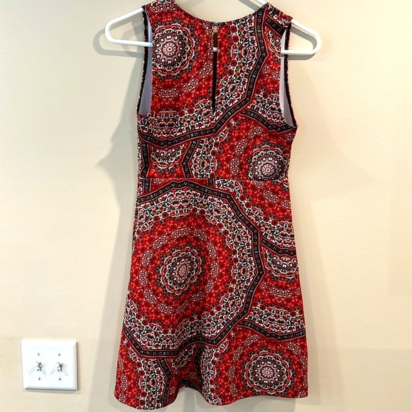 🔥Abercrombie & Fitch Red A-Line Mini Dress🔥 - Picture 2 of 7